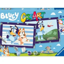 RAVENSBURGER Manualidades-Bluey CreArt Pintar x Números