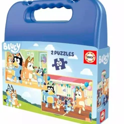 Bluey Maletín Puzzle 2x20 Piezas*EDUCA Best