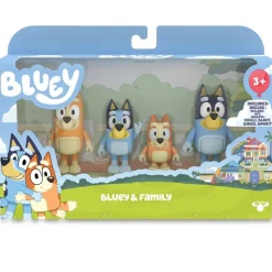 FAMOSA Figuras Y Figuras De Acción-Bluey Pack 4 Figuras Surtidas