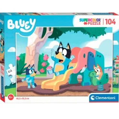 CLEMENTONI Puzzles Y Construcciones-Bluey Puzzle 104 Piezas