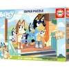 EDUCA Juegos De Madera|Primera Infancia Y Preescolar-Bluey Puzzle Madera 100 Piezas