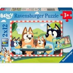 RAVENSBURGER Puzzles Y Construcciones-Bluey Puzzle 2x12 Piezas