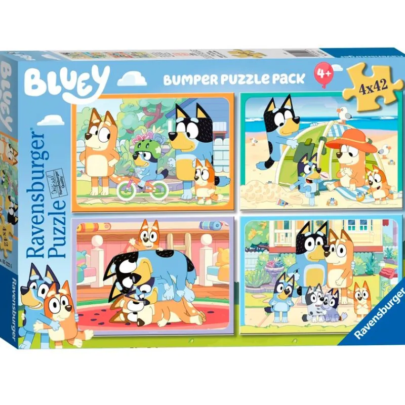 RAVENSBURGER Puzzles Y Construcciones-Bluey Puzzle 4x42 Piezas