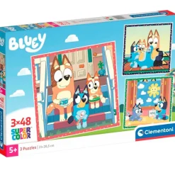 Bluey Puzzle 3x48 Piezas*CLEMENTONI Hot