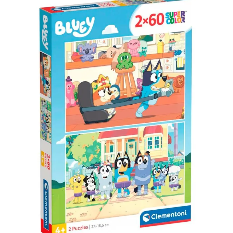 Bluey Puzzle 2x60 Piezas*CLEMENTONI Hot