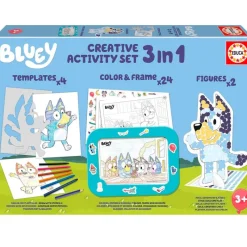 EDUCA Manualidades-Bluey Set Creativo 3 en 1