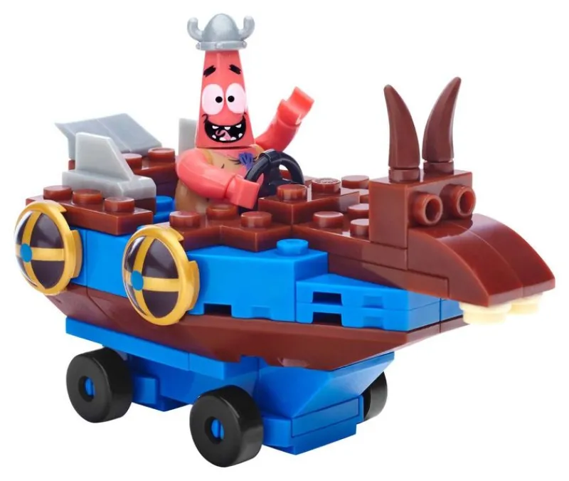 MATTEL Puzzles Y Construcciones-Bob Esponja Mega Bloks Barcos Surtidos