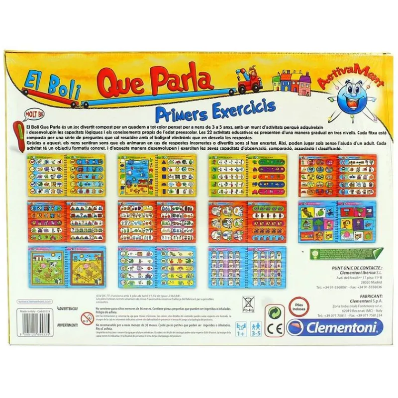 Boli Interactivo en Catalán*CLEMENTONI Hot