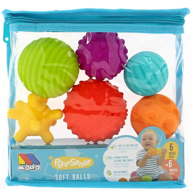 Bolsa 6 Bolas Sensoriales*MOLTO New