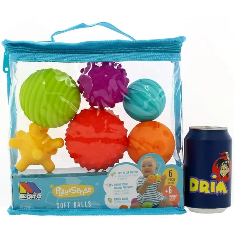 Bolsa 6 Bolas Sensoriales*MOLTO New