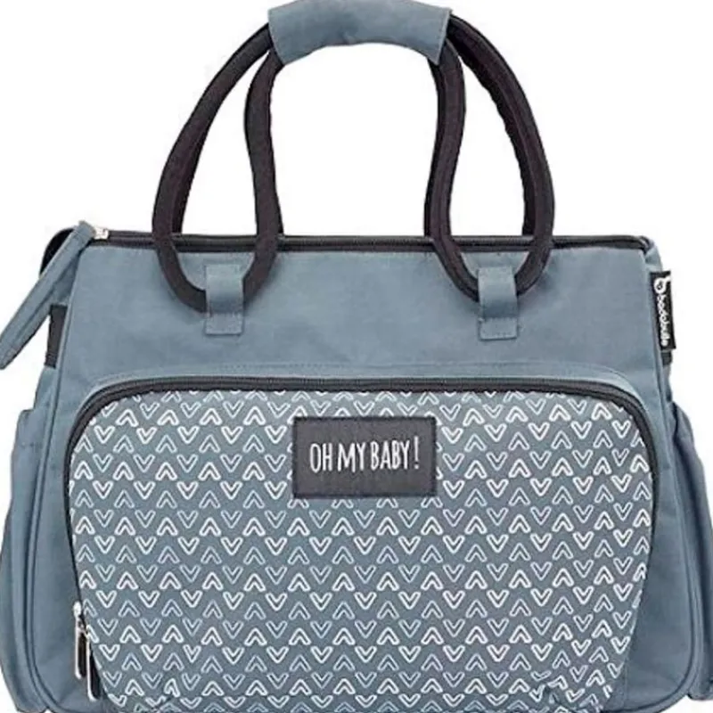 Bolso Cambiador Boho Gris*BADABULLE Online