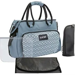 Bolso Cambiador Boho Gris*BADABULLE Online
