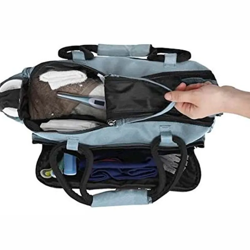 Bolso Cambiador Boho Gris*BADABULLE Online