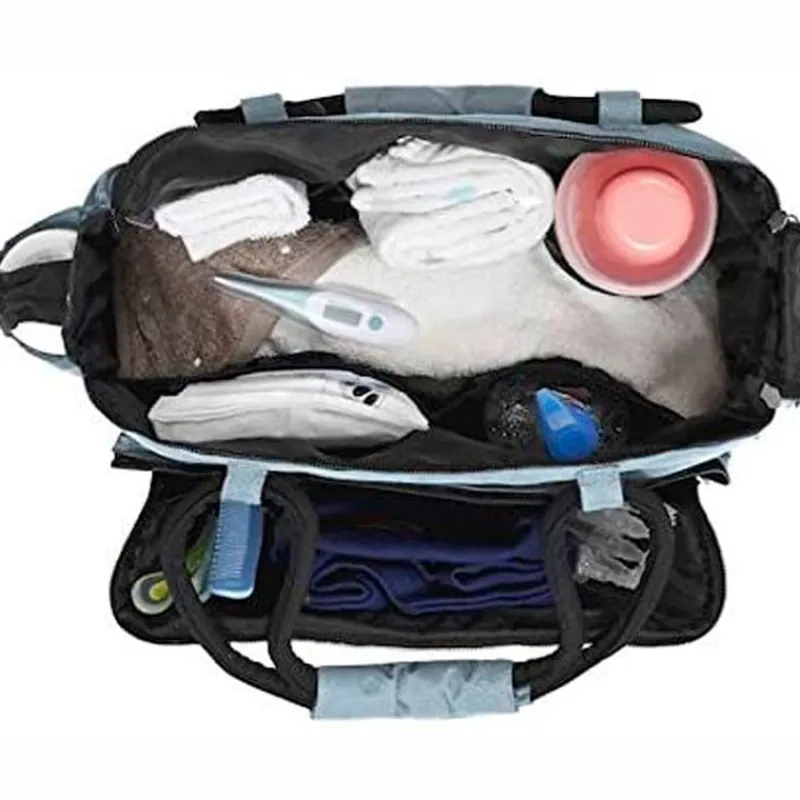 Bolso Cambiador Boho Gris*BADABULLE Online