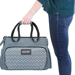 Bolso Cambiador Boho Gris*BADABULLE Online