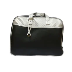 BABY STAR Bolsos Maternales-Bolso Maternal / Maleta hospital Polipiel Negro y Plata