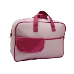 Bolso Maternal hospital Polipiel Rosa y Fucsia*BABY STAR Outlet