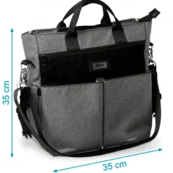 Bolso maternal para silla o cochecito Gris*KIOKIDS Clearance