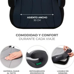 KINDERKRAFT Elevadores +125 Cm (6 A 12 Años)-Booster I-Boost I-Size Black