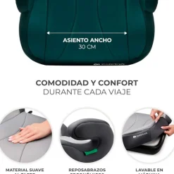 Booster I-Boost I-Size +135cm Green*KINDERKRAFT Discount