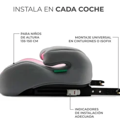 KINDERKRAFT Elevadores +125 Cm (6 A 12 Años)-Booster I-Boost I-Size +135cm Pink