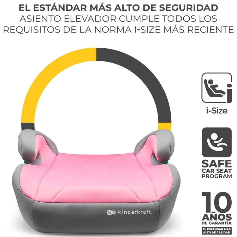 KINDERKRAFT Elevadores +125 Cm (6 A 12 Años)-Booster I-Boost I-Size +135cm Pink