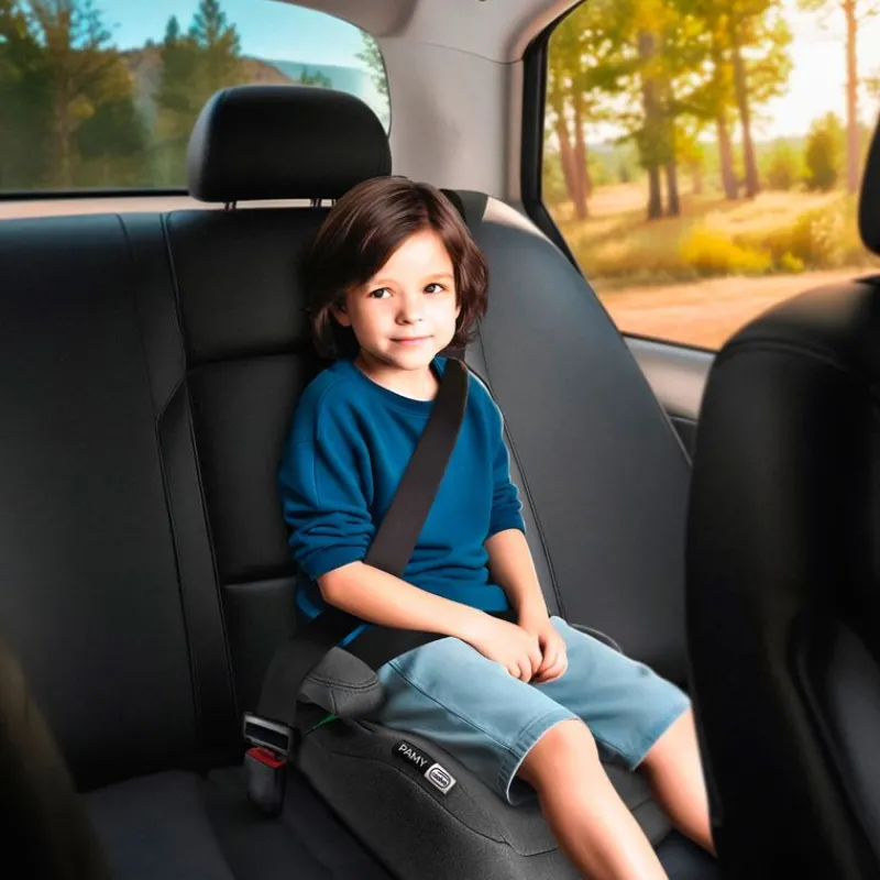 Booster Pamy I-Size c/cinturón Negro +125cm*ASALVO Outlet