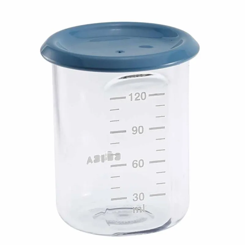 BEABA Complementos De Alimentación-Bote Baby Tritan 120 Ml Azul