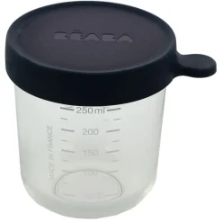 BEABA Extractores De Leche-Bote de Congelar de Cristal 250 Ml Blue