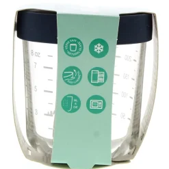 BEABA Extractores De Leche-Bote de Congelar de Cristal 250 Ml Blue