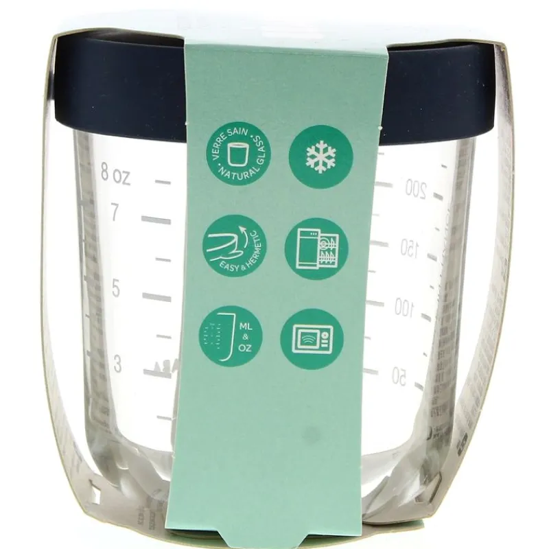 BEABA Extractores De Leche-Bote de Congelar de Cristal 250 Ml Blue