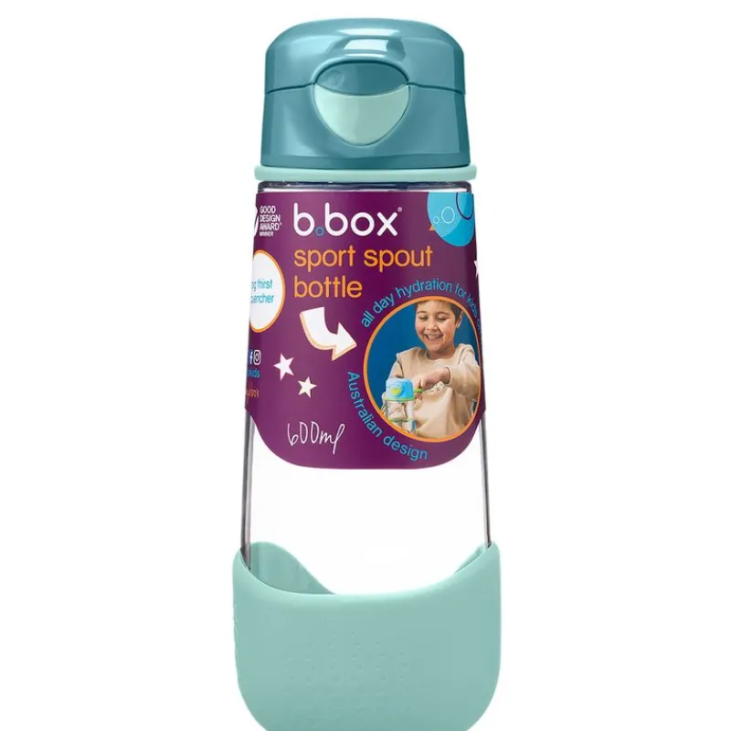 B.BOX Botellas Y Cantimploras-Botella Tritán con boquilla 600 ml Esmerald Forest