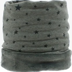VADEBEBE Accesorios Y Complementos Para El Paseo|Accesorios Y Complementos De Viaje-Braga Cuello Polar Gris Estrellas Grises