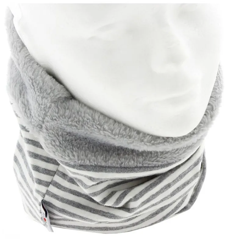 VADEBEBE Accesorios Y Complementos De Viaje|Accesorios Y Complementos Para El Paseo-Braga Cuello Polar Rayas