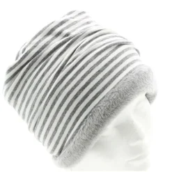 VADEBEBE Accesorios Y Complementos De Viaje|Accesorios Y Complementos Para El Paseo-Braga Cuello Polar Rayas