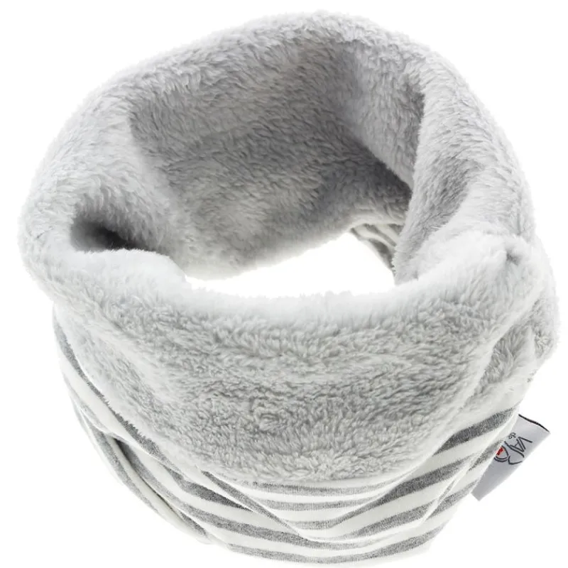 VADEBEBE Accesorios Y Complementos De Viaje|Accesorios Y Complementos Para El Paseo-Braga Cuello Polar Rayas