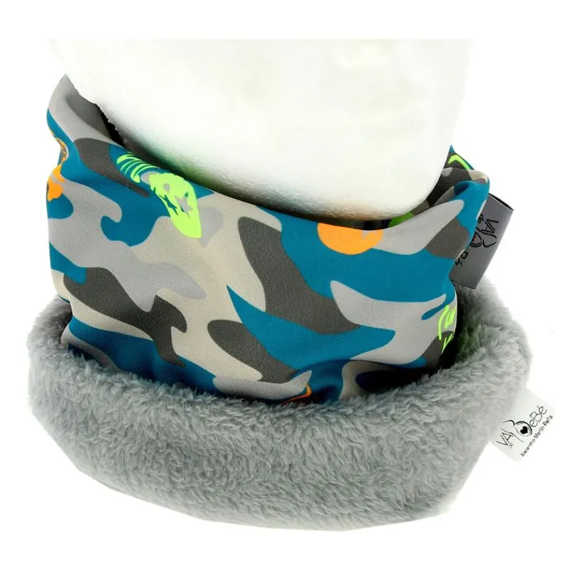 VADEBEBE Accesorios Y Complementos Para El Paseo-Braga de cuello polar Camuflaje