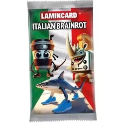 BIZAK Manualidades-Brain Rot Italian Thingy Sobre Cromos Laminados