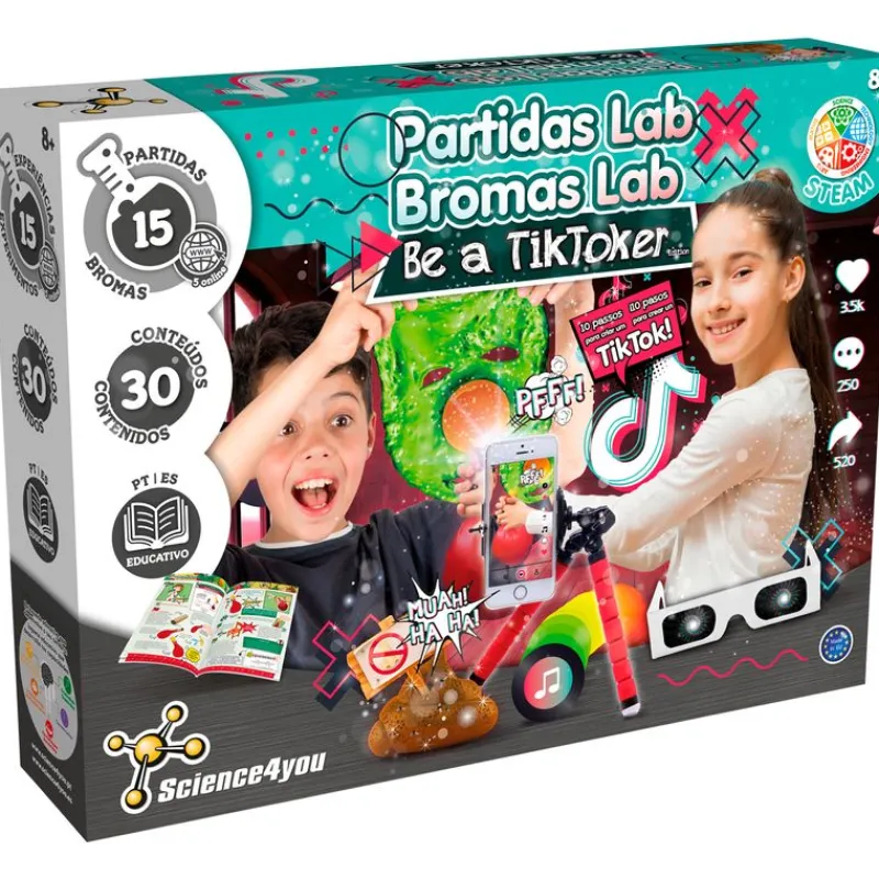 SCIENCE 4 YOU Juegos Y Juguetes Educativos-Bromas Lab - Hazte Tik Toker