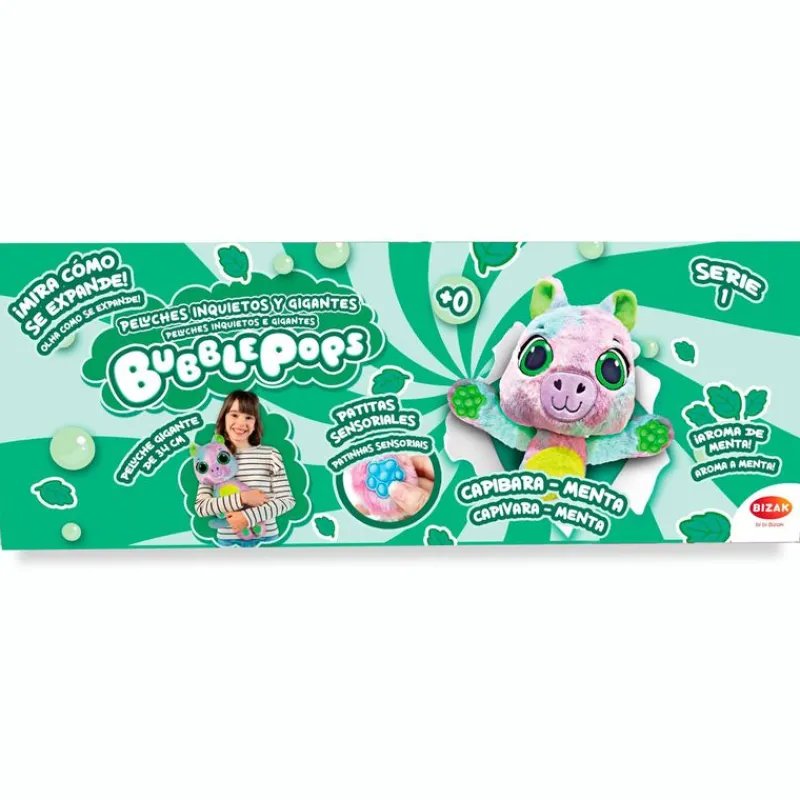 BIZAK Primera Infancia Y Preescolar|Muñecas-Bubblepops Peluche Aroma Serie 1 Surtido