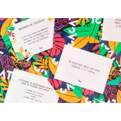 HELLOFUN Amigos Y Familia-Cacatúa Juego de Cartas