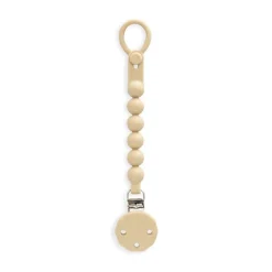 INTERBABY Chupetes Y Dentición-Cadena portachupete silicona Beige