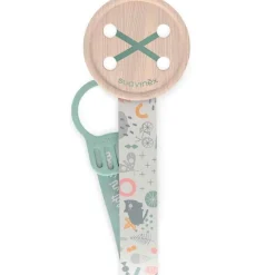 SUAVINEX Chupetes Y Dentición-Cadena Portachupete Tejido Verde