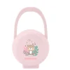 KIKKABOO Chupetes Y Dentición-Cajita portachupete Savanna Pink