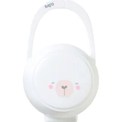 SARO Chupetes Y Dentición-Cajita Portachupete Twins Blanco