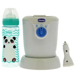 Calientabiberón Casa y Auto + Biberón Regalo*CHICCO Hot