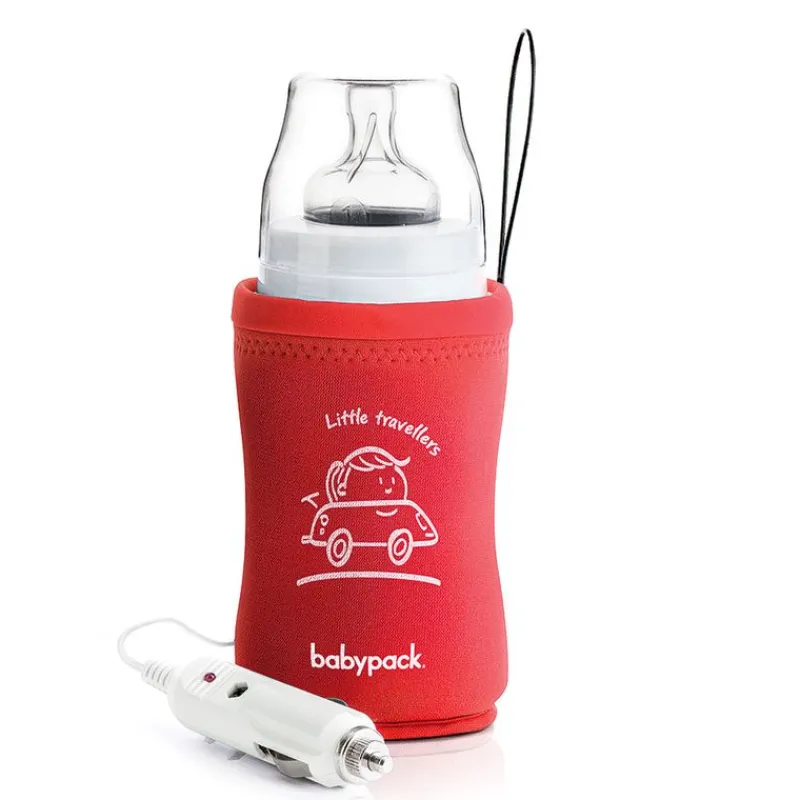 BABYAUTO Calientabiberones-Calientabiberones de Viaje Rojo