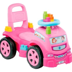 MOLTO Primera Infancia Y Preescolar-Camión Correpasillos 3 en 1 Rosa
