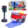 DRIM DISCOUNT Vehículos, Trenes Y Parkings-Camión de Bomberos + Semáforo Surtido