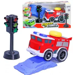 DRIM DISCOUNT Vehículos, Trenes Y Parkings-Camión de Bomberos + Semáforo Surtido